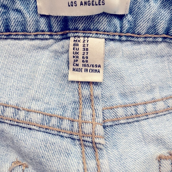 Folded distressed shorts - Picture 3 of 3